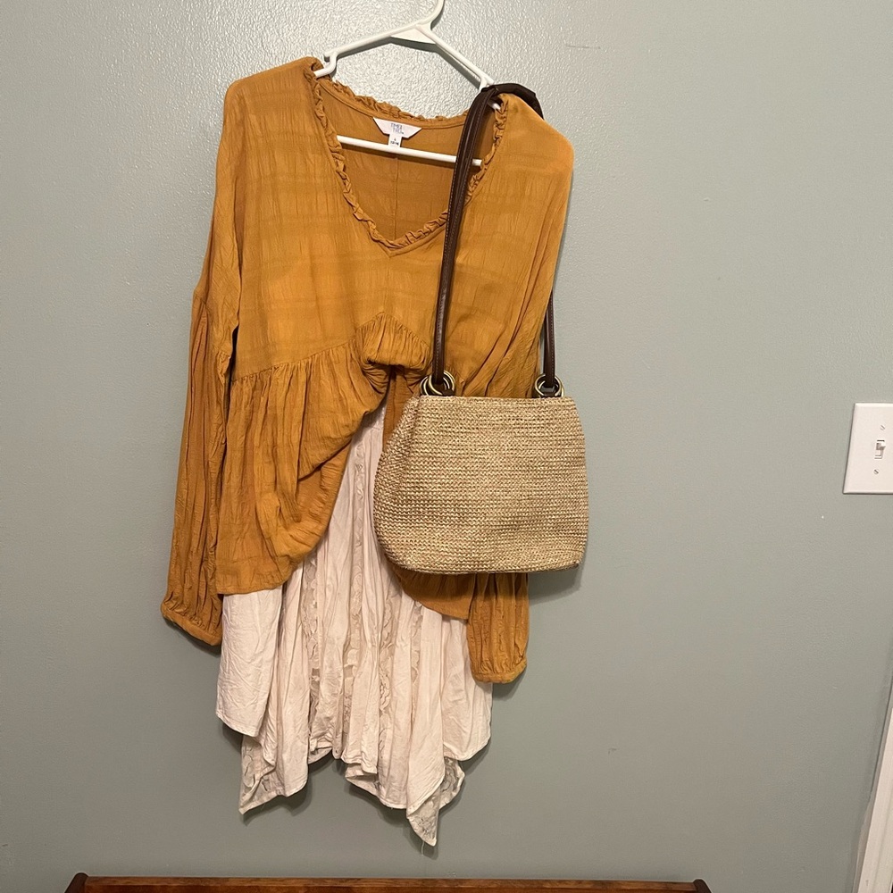 American eagle outfitters ivory dress